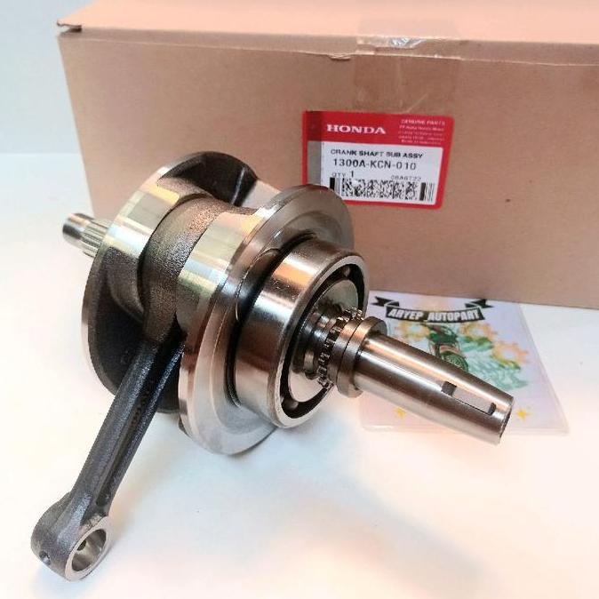 KRUK AS CRANKSHAFT ASSY HONDA TIGER-TIGER NEW-REVO GL PRO,MEGA PRO KODE KCN ORIGINAL ORIGINAL DAN TE