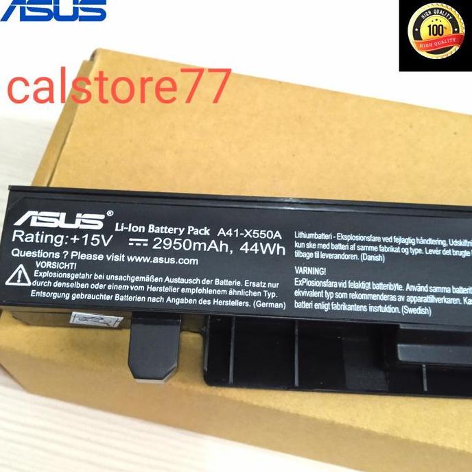 Baterai Laptop Asus A41-X550 A41-X550A Original Terlaris