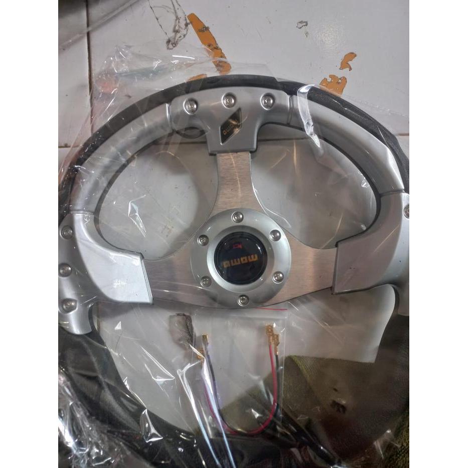 Stir Steer Racing Mobil Universal Momo 13 Inch Original Dan Terpercaya