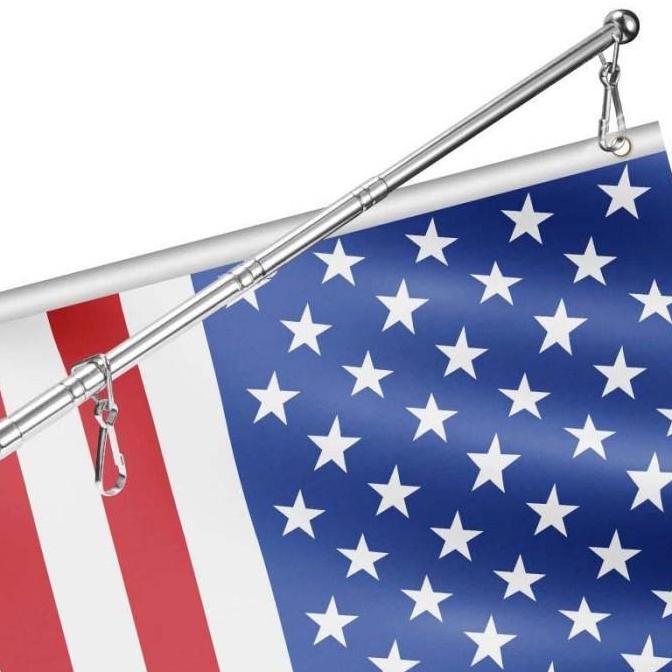 Tiang Bendera Teleskopik Tongkat Bendera Lipat Tongkat Bendera Tour Leader Tiang Bendera Tour Leader