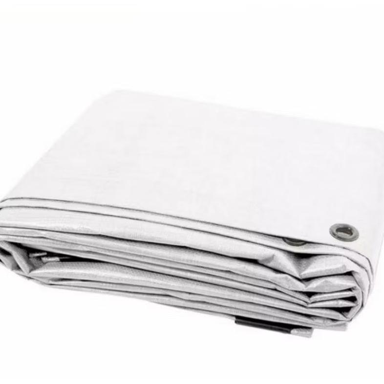 Promo Cod Grosir  Terpal Korea A20 Putih White Meteran Ukuran Custom Bebas Untuk Tenda Terop Tutup T