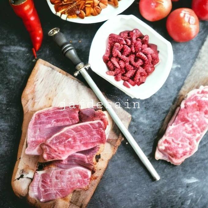 Pengasah Pisau Sharpening Steel Carl Schlieper Solingen Germany 12" CO