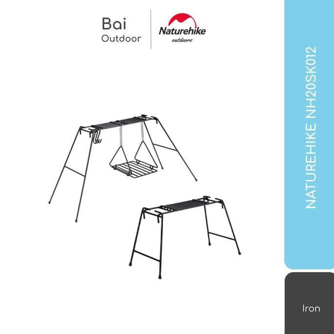 RAK BESI NATUREHIKE NH20SK012 GANTUNGAN ALAT MASAK PORTABLE BBQ