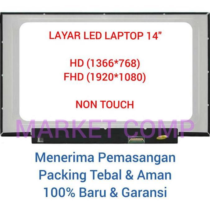 LAYAR LED LCD LAPTOP HP PAVILION HP 14 DV  14DV 14-DV 14-DV0000 14-DV1000 14-DV2000 14-DV0xxx 14-DV1