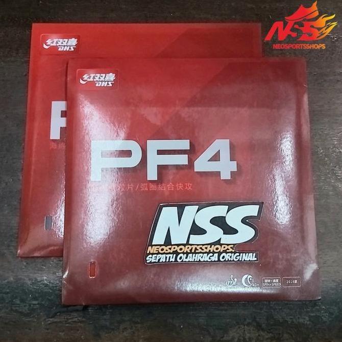 HARGA DISC - Karet Bet Tenis Meja DHS PF4 Double Happiness Rubber Bat PingPong