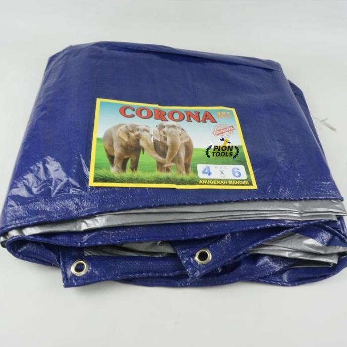 Terpal A2 4x6 Corona 2Gajah (b/s) Terpaulin Terpal kolam Terpal Tenda