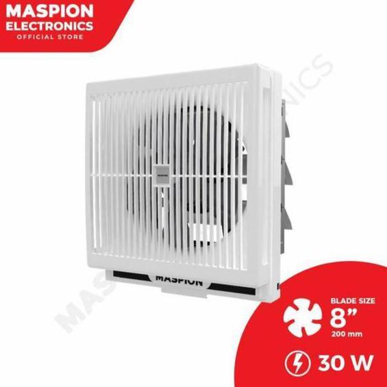 EXHAUST FAN MASPION MV 200 NEX / KIPAS ANGIN DINDING MASPION 8 INCH MV200NEX MV-200NEX