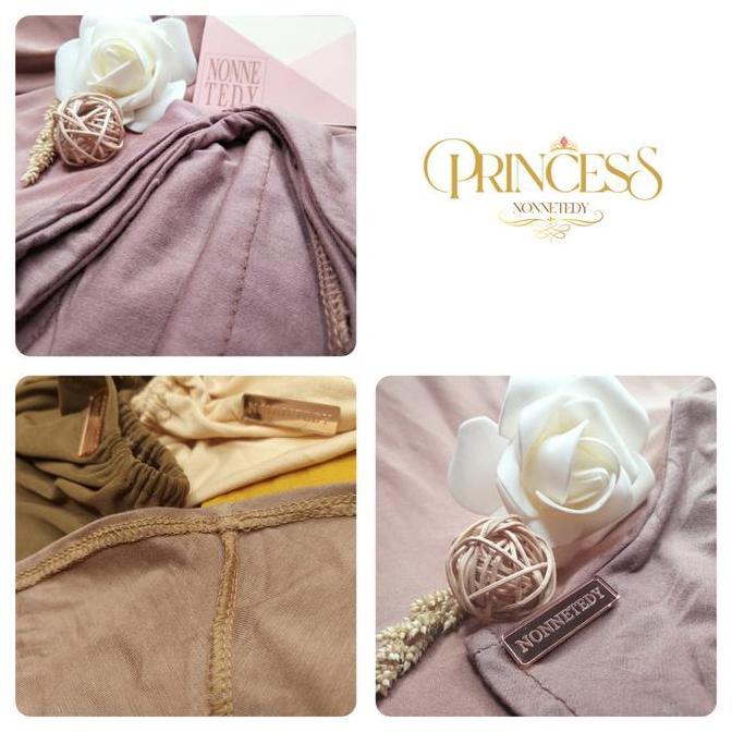 Promo Princess Nonnetedy - Turban Tile Kepang 2 Instan Karakter Barbie Edition - Hijab Pesta / Konda
