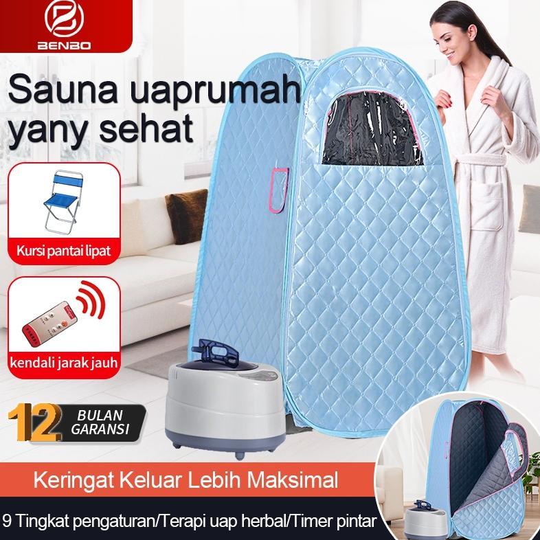 BENBO Sauna Uap Lipat / Sauna Uap Rumah Tangga /Mesin Sauna Uap Portable/Sauna Portable Spa/ Alat Sa