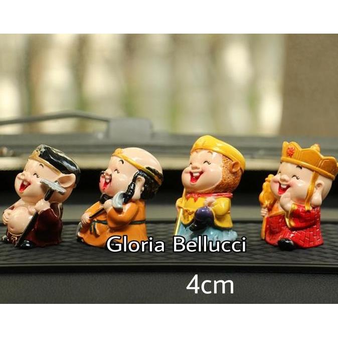 Patung Sun Go Kong Miniatur Kera Sakti Pajangan Dashboard Mobil