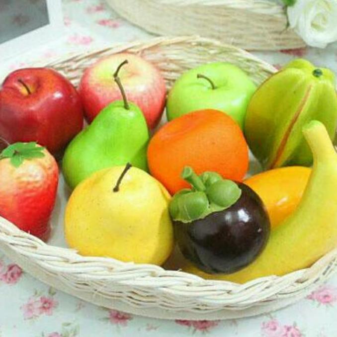 (Allthebest) buah hias pajangan buah-buahan palsu artificial fruit hiasan meja