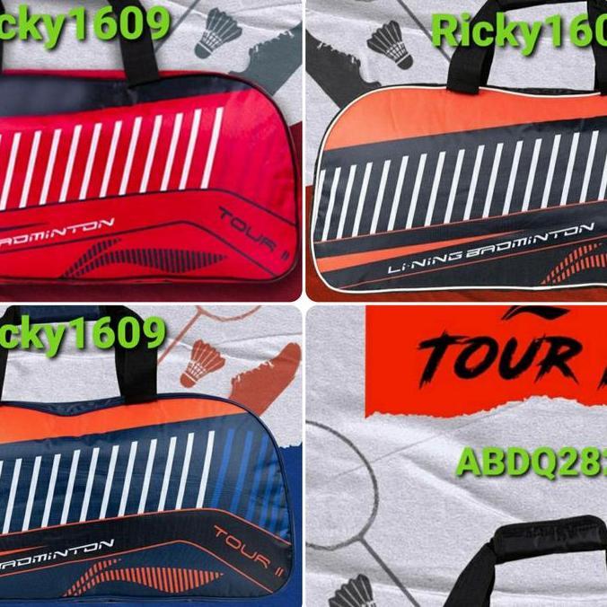 TAS BADMINTON LINING ABDQ282 TOUR II (THERMO BAG 2R) KOTAK - ORIGINAL Terlaris