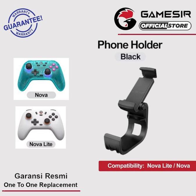 yemdiskot - gamesir smartphone holder clip mount for gamesir nova lite & nova 2 lite