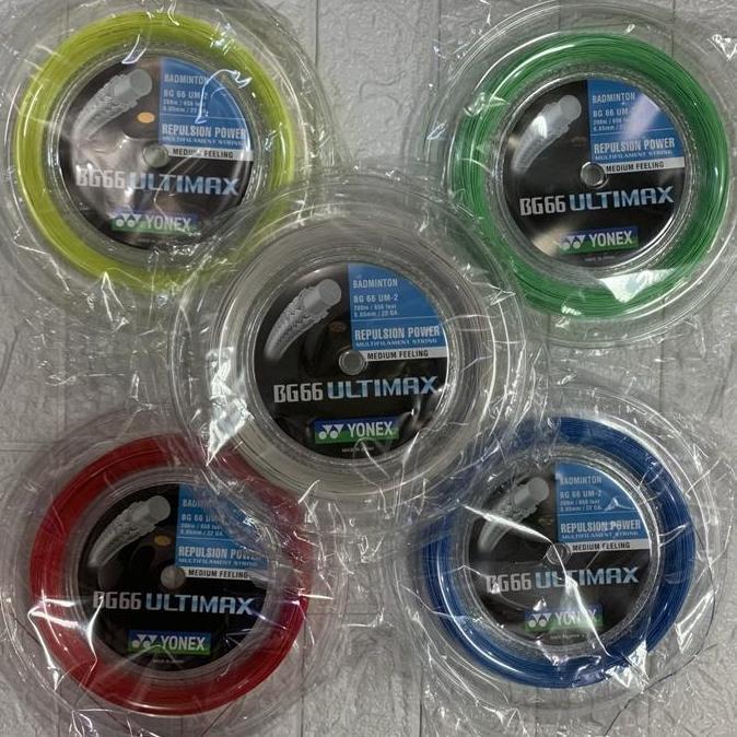 Senar Badminton YONEX BG66 ULTIMAX / BG 66 ULTIMAX ROLL SP ORIGINAL Terlaris