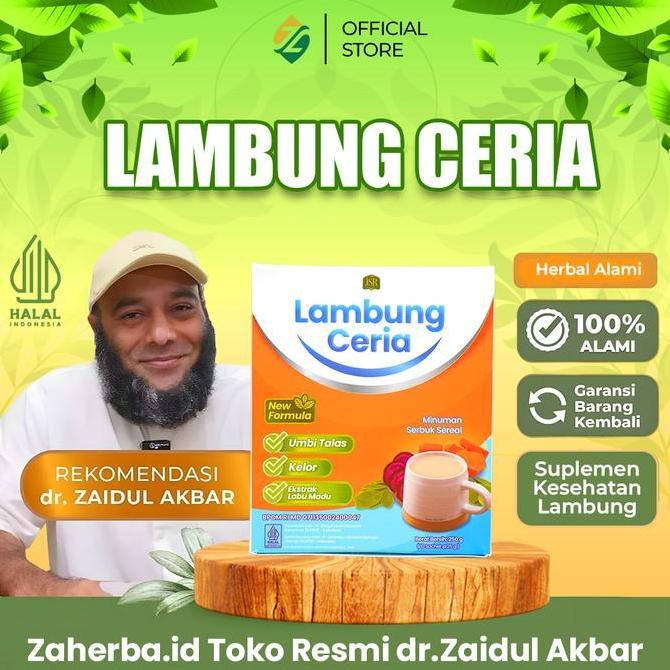 ORIGINAL LAMBUNG CERIA NEW FORMULA JSR dr Zaidul Akbar ATASI MASALAH GERD/MAAG/ASAM LAMBUNG