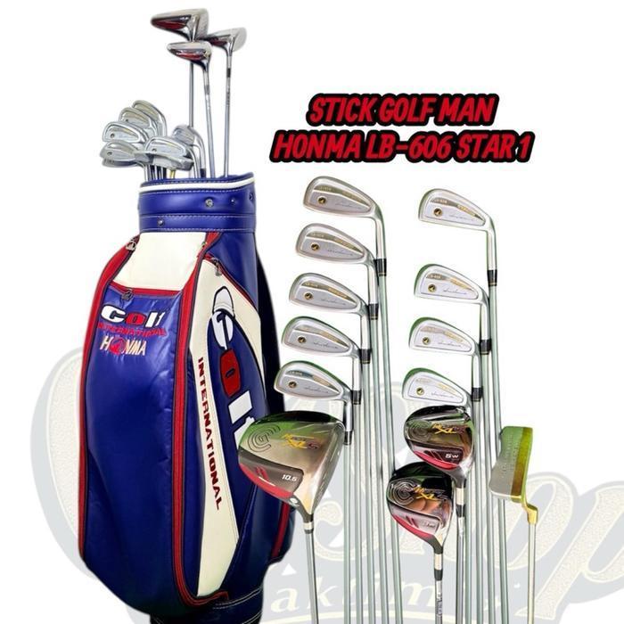Stick Golf Man Honma Lb Shaft Graphite Original Fullset Bag Golf - Set Stick Golf Honma Original Ori