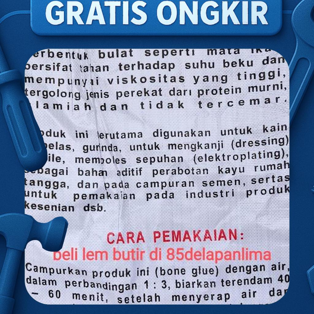 Lem Butir/Lem K/Lem Ka/Lemka/Lem Gelatin/Lem Anchor/Bone Glue