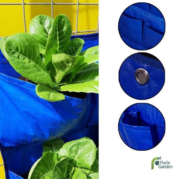 Wall Planter Bag Kantong Pot Tanaman Bunga Hias Gantung