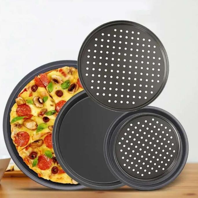 LOYANG PIZZA ANTI LENGKET DENGAN LUBANG | PIZZA PAN LOYANG OVEN PIZZA | LOYANG PIZZA 28cm CO