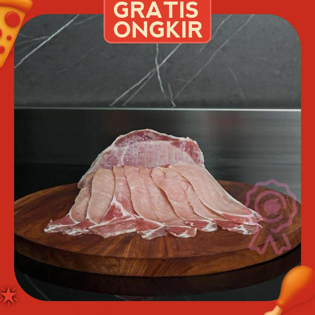 Karbonat (Pork Loin) Shabu-Shabu Slice - Import 250G (Frozen