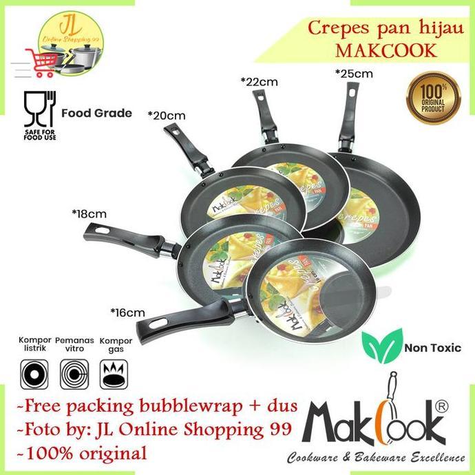 Telfon crepes MAKCOOK / Wajan Teflon / Crepes pan / Crepes maker CO