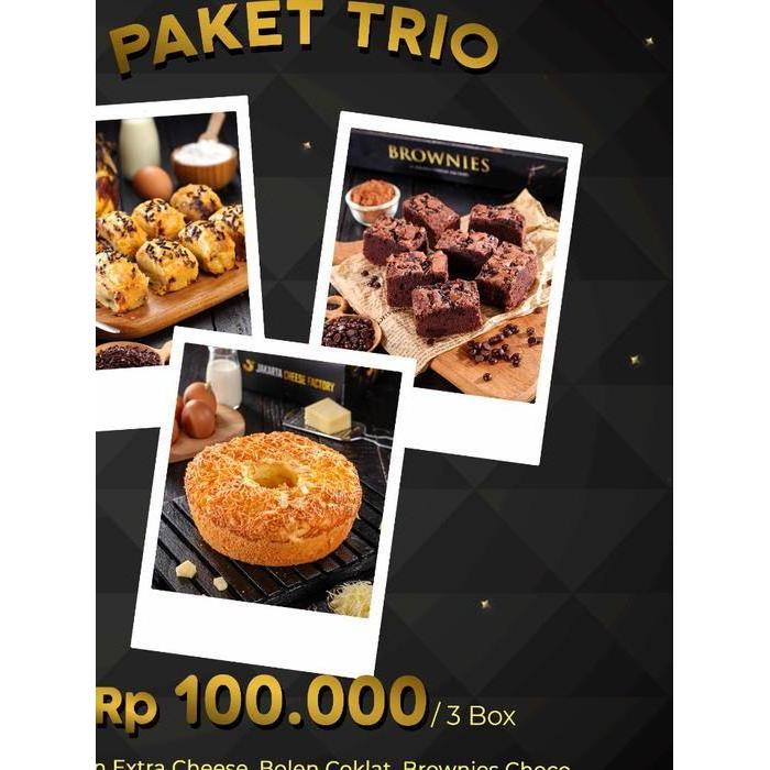 Paket Trio Jakarta Cheese Factory