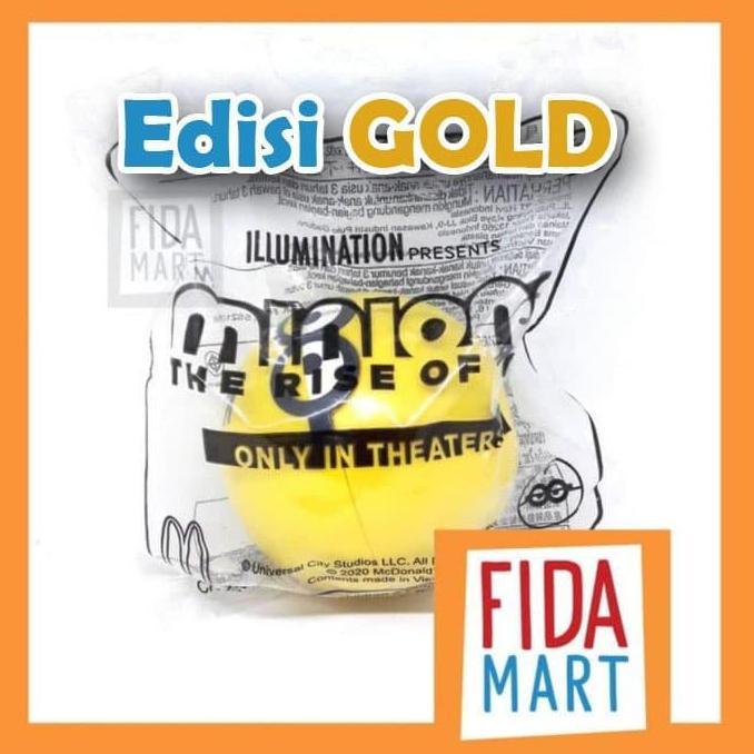 Happy Meal Minion Minions Mcdonalds Mcd Figure Seri Gold