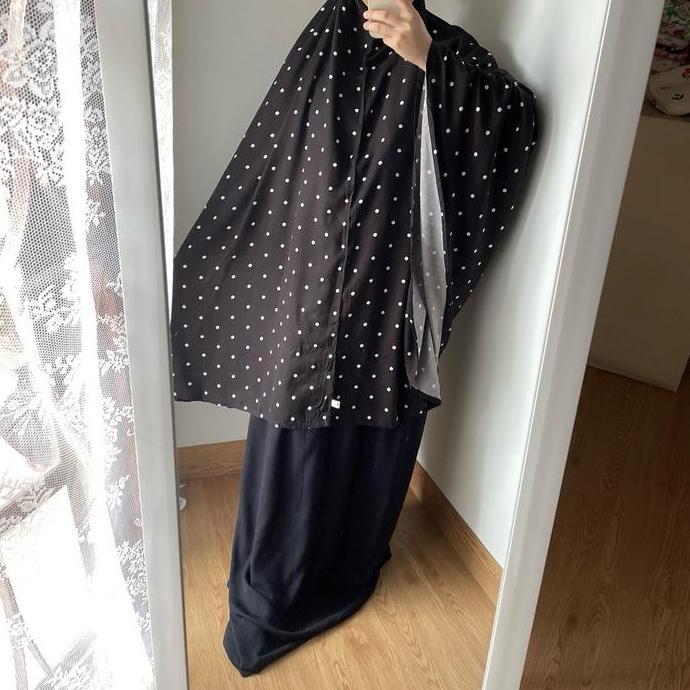 New- Mukena Dewasa Karet Katun Rayon Premium Motif | Mukena Adem | Mukena Daily