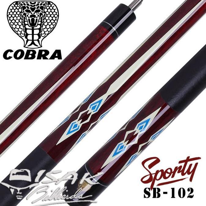 Cobra Sb-102 - Maple Pool Billiard Cue Stick - Stik Biliar - 13 Mm
