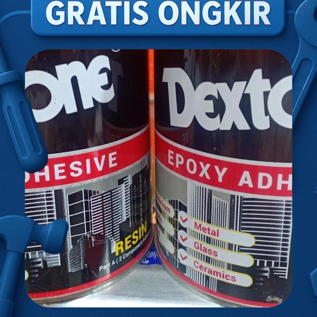 Lem Dextone Epoxy Adhesive(Hardener &Resin) 1 Kg 1 Set