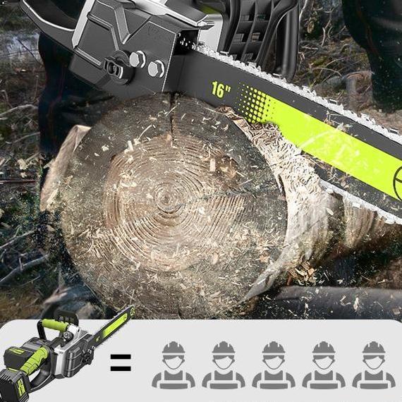 Sale CodZper Cordless Chainsaw Gergaji Mesin Lithium Gergaji Rantai Elektrik Portable Genggam Lithiu