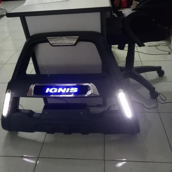 BUMPER DEPAN TANDUK DEPAN IGNIS WITH LED ORIGINAL DAN TERPERCAYA
