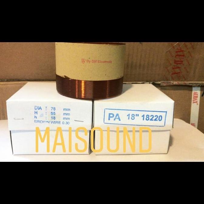 SPUL SPEAKER AUDAX 18 Inch 18220 spool