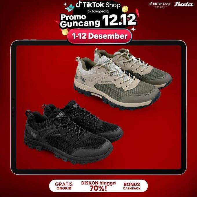 [SneakerFest] WEINBRENNER - MONTREK "Air Mesh" Sepatu Sneakers Hiking Outdoor Pria - Shoes .