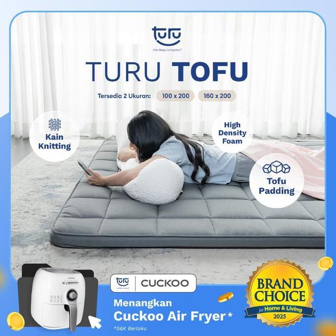 Terlaris Turu Turu Tofu Kasur Lantai Gulung Premium / Travel Bed Premium / Matras Lantai Kasur Pikni