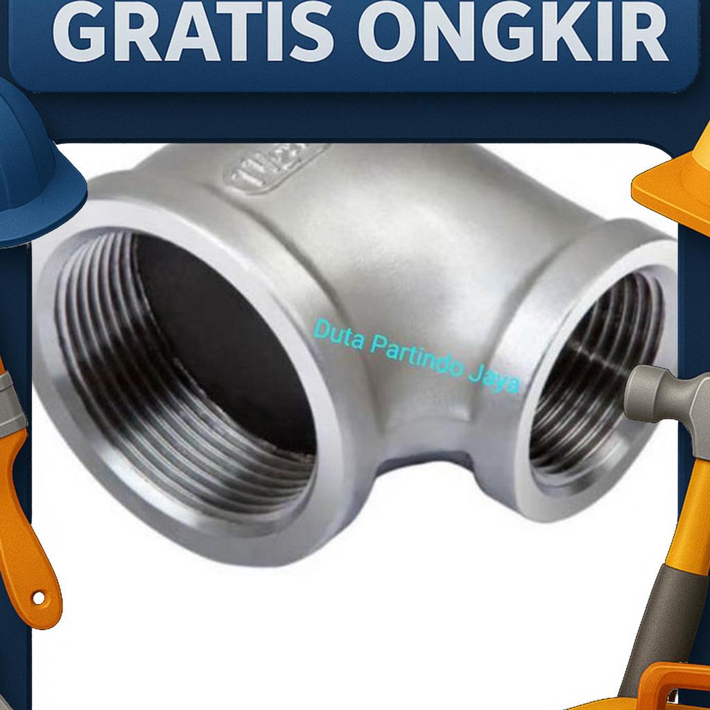 V-Sok Elbow Stainless Drat 2 X 1"(Inch)-Elbow Reducer Stainless