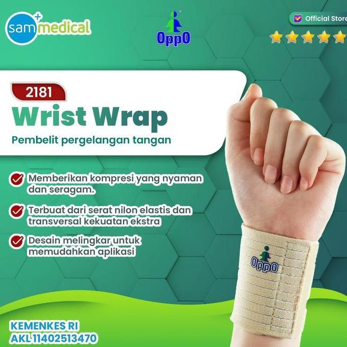 2181 Wrist Wrap / Deker Kompresi Pergelangan Tangan Lemah / Deker cedera pergelangan tangan