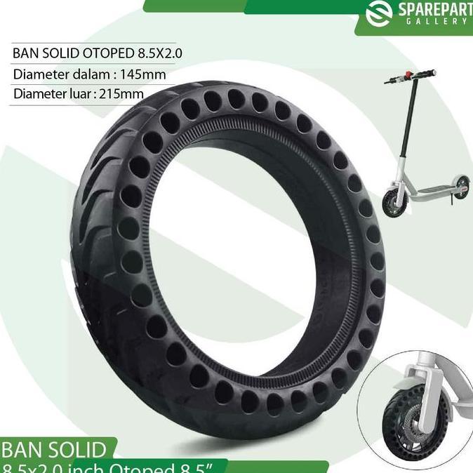 Ban solid skuter otoped xiaomi mijia M365 ban mati 8.5inch
