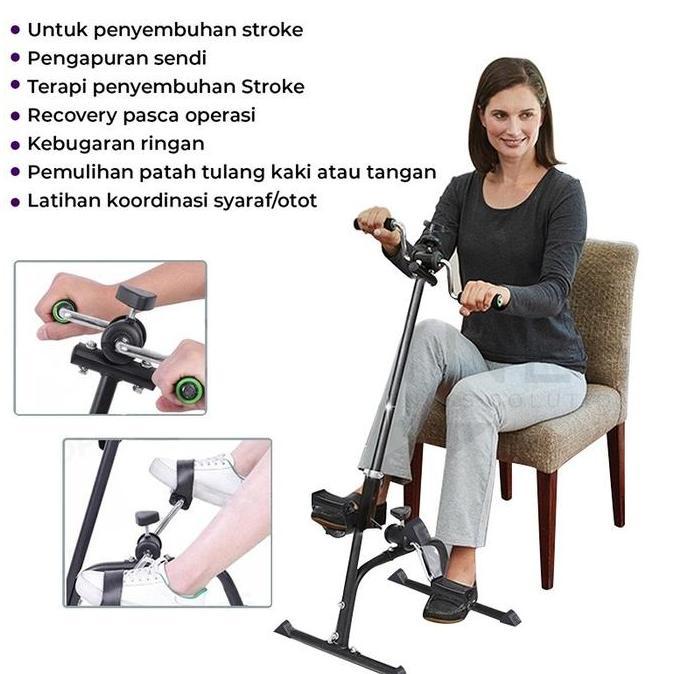 Sepeda Statis-Alat Terapi Stroke Kaki Dan Tangan Olahraga Gym Fitness / Terapi Kaki dan Tangan Pende