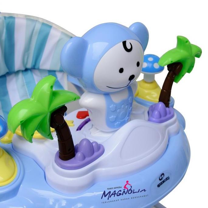 Baby Walker Spacebaby Roda Dorongan Bayi Belajar Jalan Anak Apolo