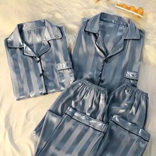 Hampers Wedding Set Piyama Couple Satin / Set Kado Pernikahan / Hampers Wedding / Hadiah anniversary