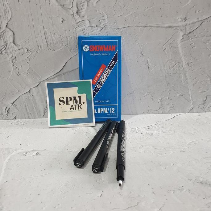Pen Snowman Ohp Marker Permanent