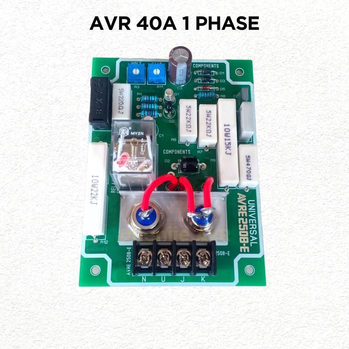 Avr Generator Universal 40A 1 Phase Avr Genset 1 Phase 220V Avr Lokal Original Dan Terpercaya