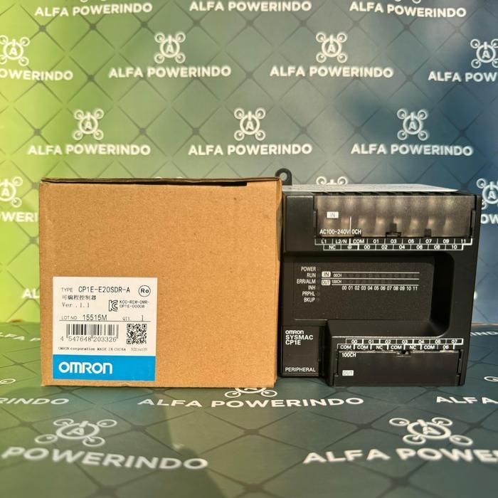 Plc Omron Cp1E-E20Sdr-A  Plc Omron Cp1E-E20Sdr-A Original Dan Terpercaya
