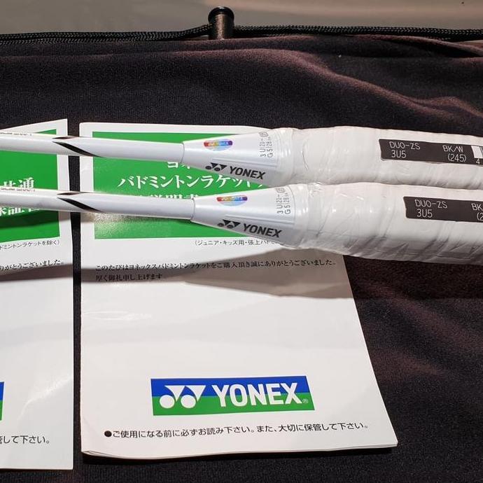 Yonex Genuine Racket JP code Duora Z Strike 3UG5.Inc Ultimax JP string Terlaris