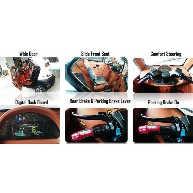 Sepeda Motor Listrik Selis Type New Balis Roda Tiga