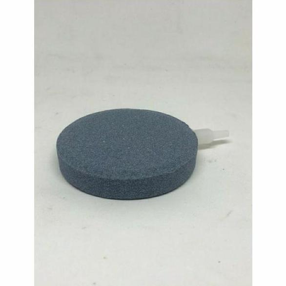 Airstone Batu Aerator Air Stone Batu Oksigen bulat pipih 8 cm