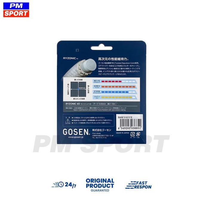 Senar Raket Badminton String Gosen Ryzonic 65 Japan JP Bulutangkis Original Terlaris