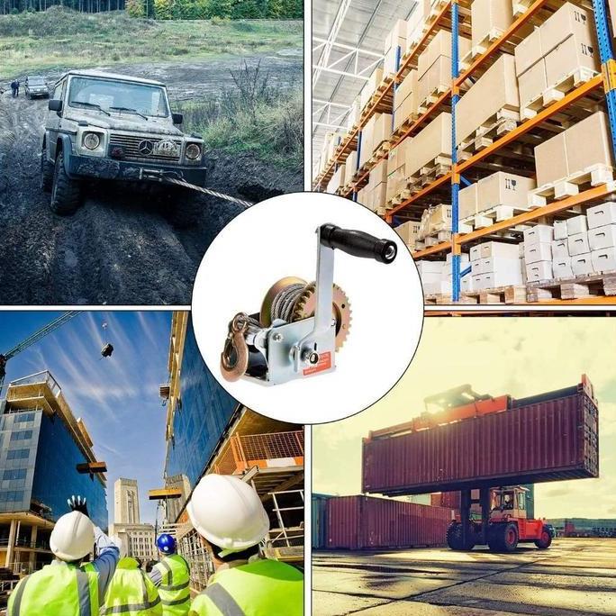 Katrol Tiang Badminton Manual Kerekan Tiang Net Voli Roller Tenis Terlaris