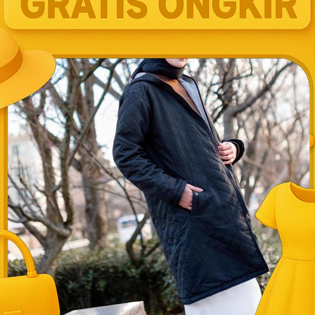 Hijacket Genova Jaket Bolak Balik Wanita Dan Pria Tebal Dan Halus Jaket Kekinian Musim Dingin Casual